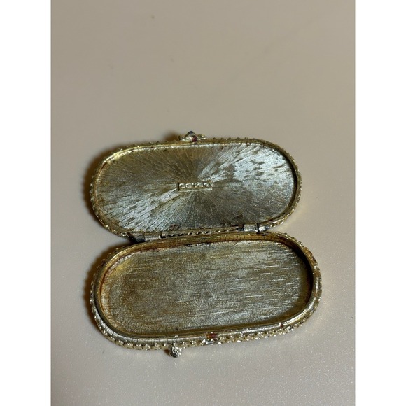 Gorgeous Vintage Estée Lauder Perfume Compact Early 1970's GREAT TRINKET Box! - Picture 3 of 4